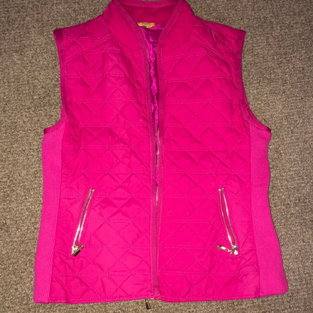Pink vest